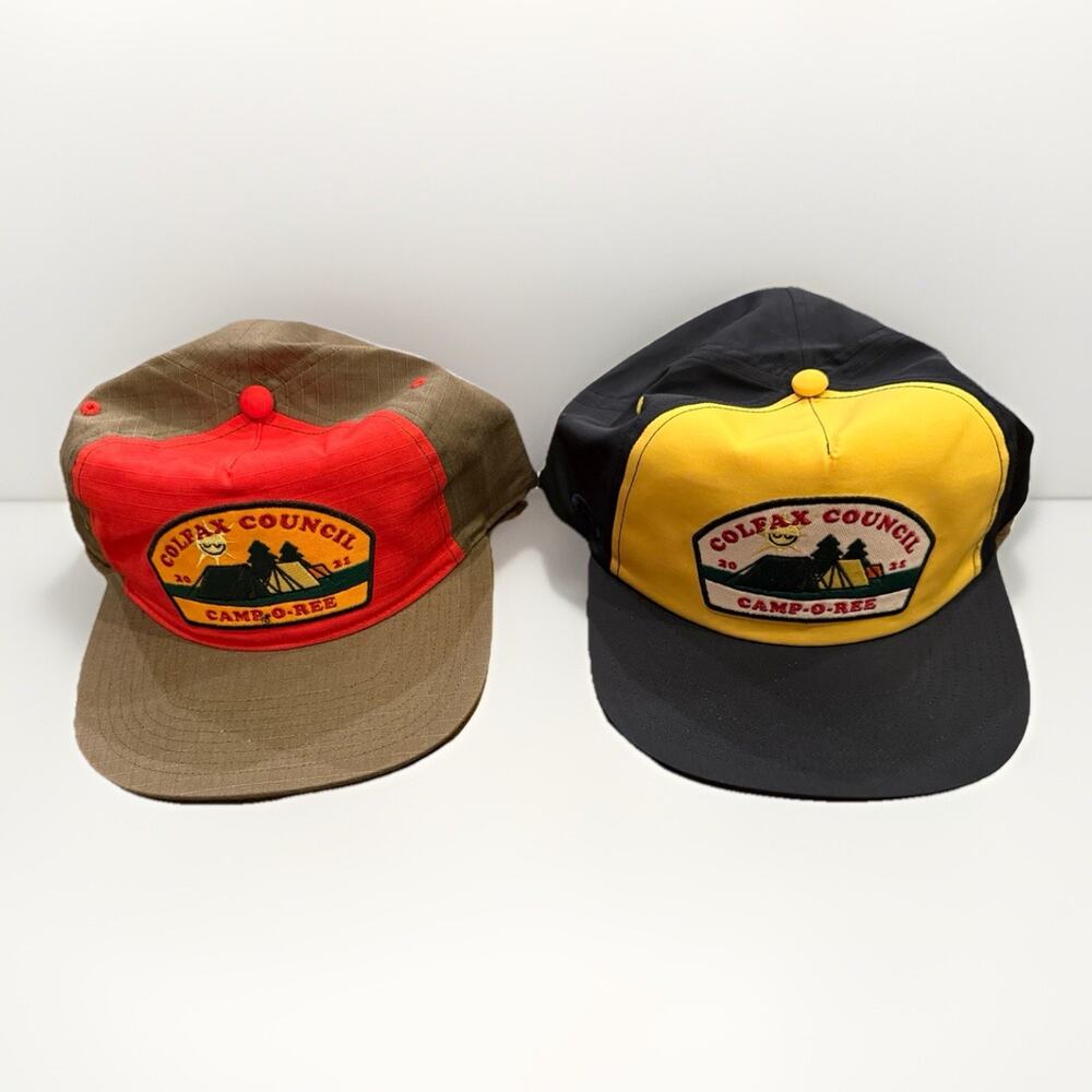 Lot Of 2 Pukka Mens Colfax Council 2021 Camp-O-Ree Adjustable SnapBack Hat NWOT